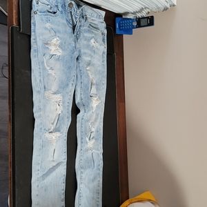 Ripped Blue Jeans W 28 L 28